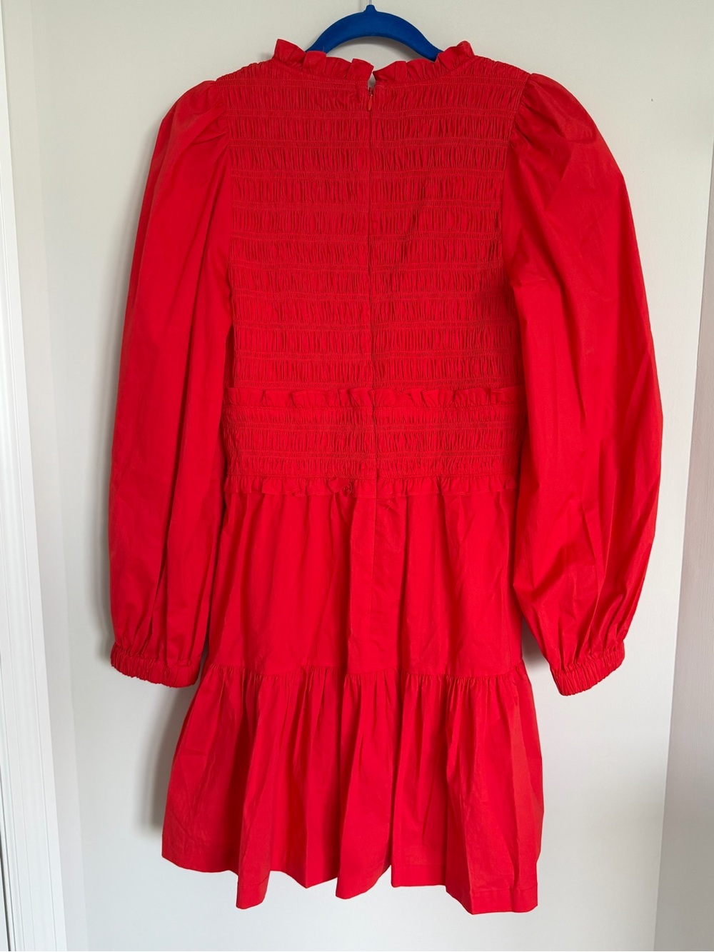 Sea New York “Gaia” Scarlet Smocked Dress, Size 10 - EUC - Picture 6 of 13